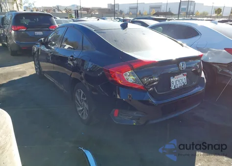 2018 Honda Civic Ex from USA, damaged, VIN 2HGFC2F70JH528122